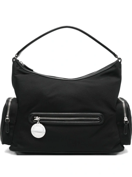 Geanta de umar Stella McCartney neagra din polyester
