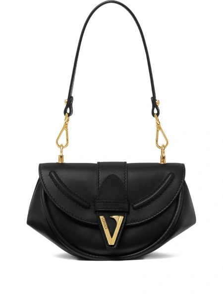 Geanta de umar Versace neagra din piele