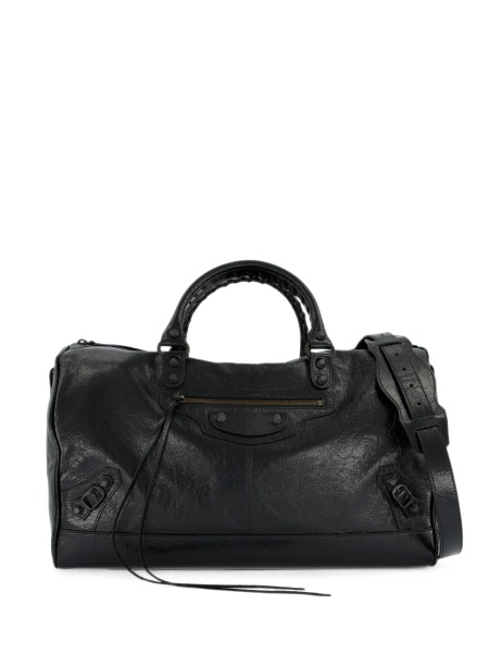 Geanta de voiaj Balenciaga neagra din piele