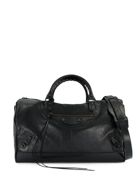Geanta de voiaj Balenciaga neagra din piele