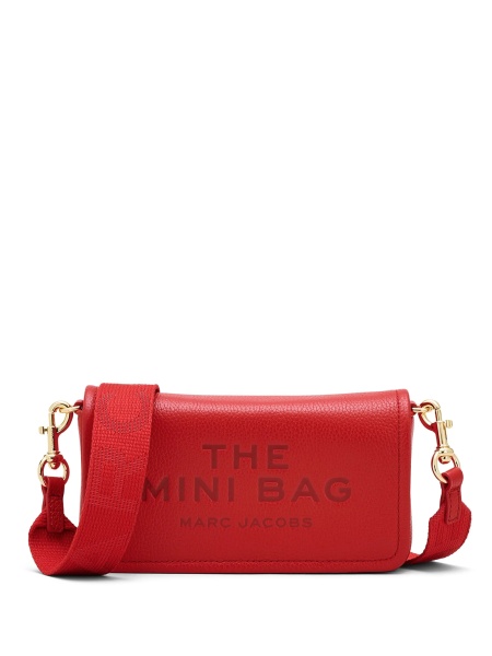 Geanta mini Marc Jacobs rosie din piele