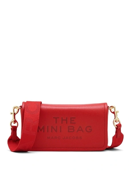 Geanta mini Marc Jacobs rosie din piele