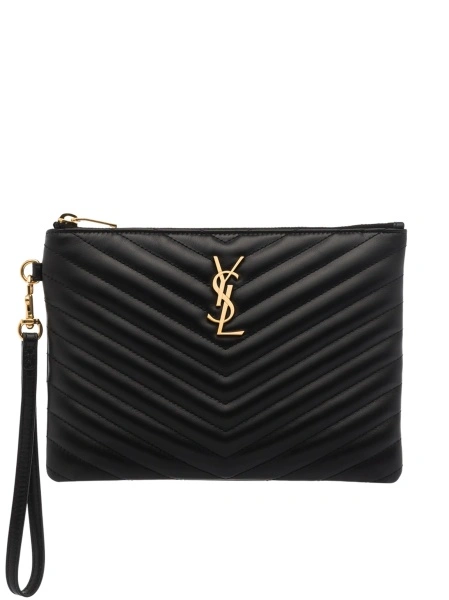 Geanta plic Saint Laurent neagra din piele