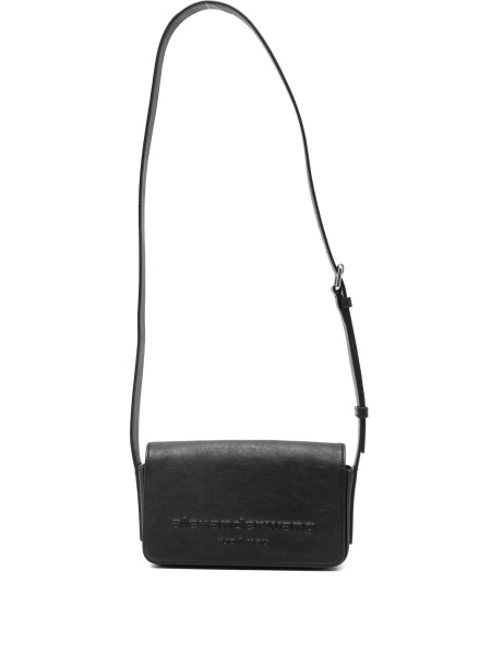 Geanta tip postas Alexander Wang neagra din piele
