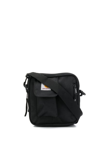Geanta tip postas Carhartt neagra din polyester