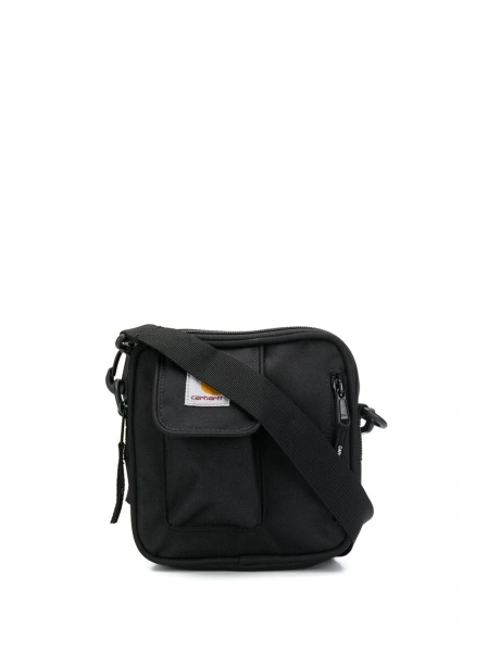 Geanta tip postas Carhartt neagra din polyester