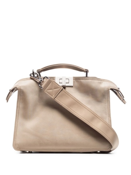 Geanta tip postas Fendi neutra din nylon