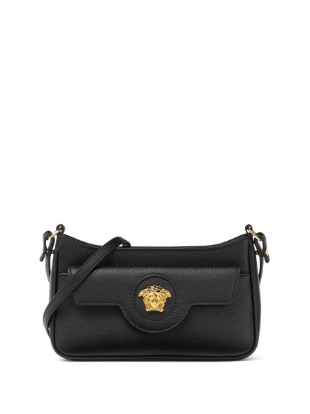 Geanta tip postas Versace La Medusa neagra din piele