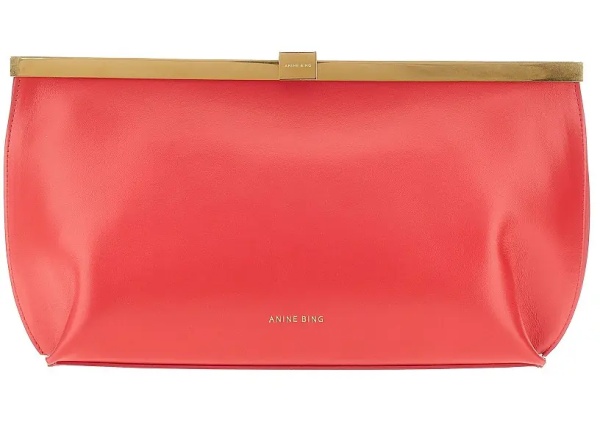 Genti 'Anine' leather clutch