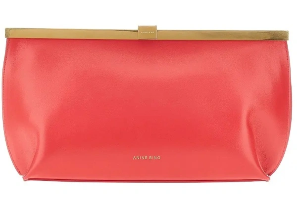 Genti 'Anine' leather clutch