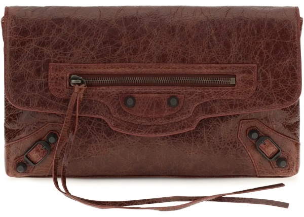 Genti Le City Clutch in lambskin