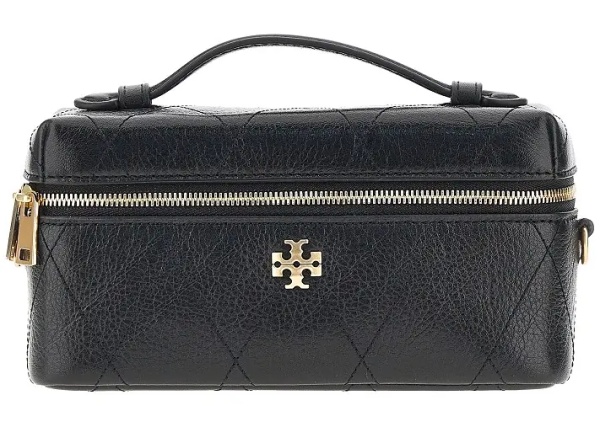 Genti Quilted leather 'Charlie' beauty case bag