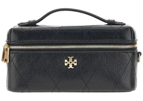Genti Quilted leather 'Charlie' beauty case bag
