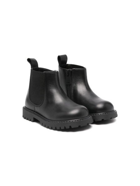 Ghete Versace negre din piele