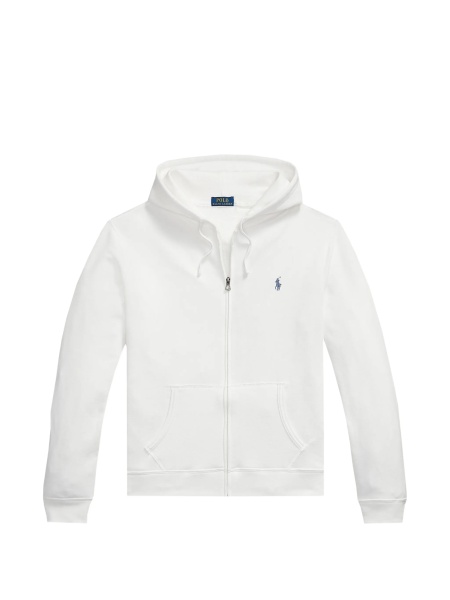 Hanorac Ralph Lauren alb din bumbac si polyester