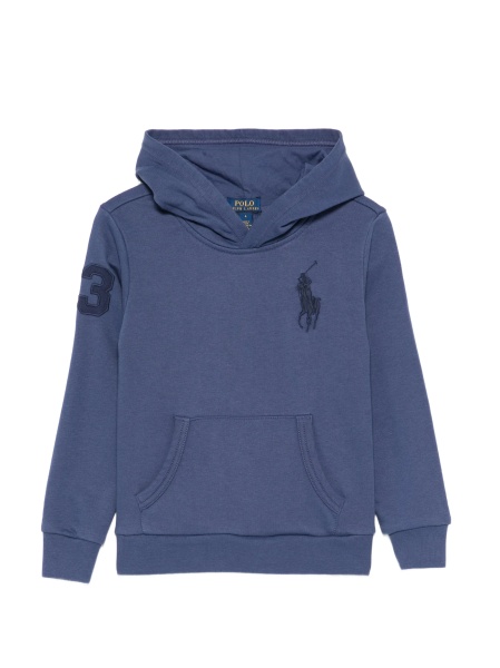 Hanorac Ralph Lauren albastru din polyester si bumbac