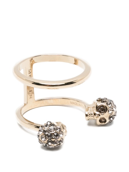 Inel Alexander McQueen auriu