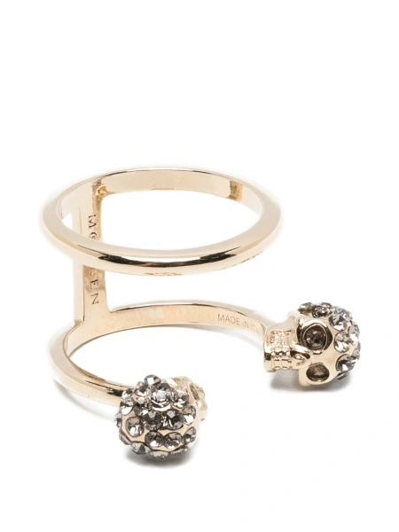 Inel Alexander McQueen auriu