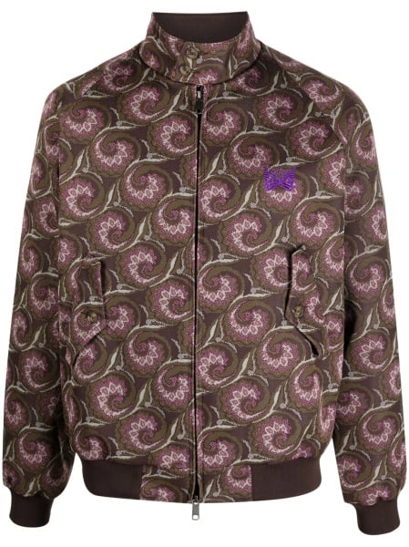 Jacheta BARACUTA X NEEDLES maro din polyester