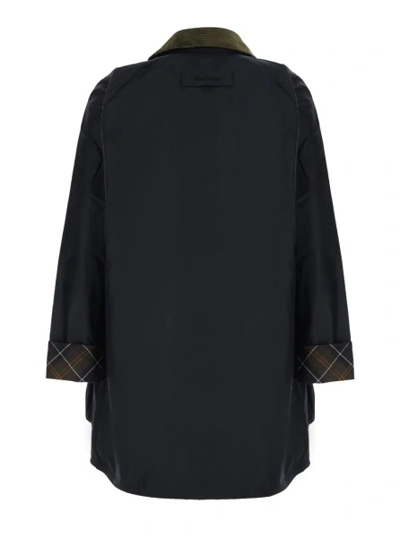 Jacheta 'Beaufort' Blue Jacket with classic collar and logo lettering on the front in Tech Fabric for men