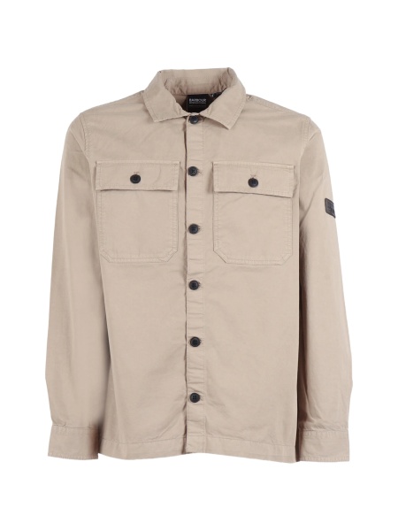 Jacheta camasa Barbour neutra din bumbac