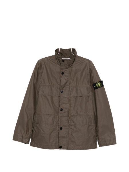 Jacheta camasa Stone Island maro