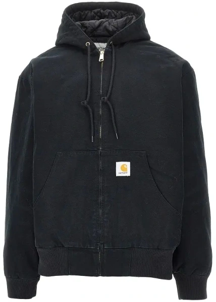 Jacheta Carhartt neagra din canvas