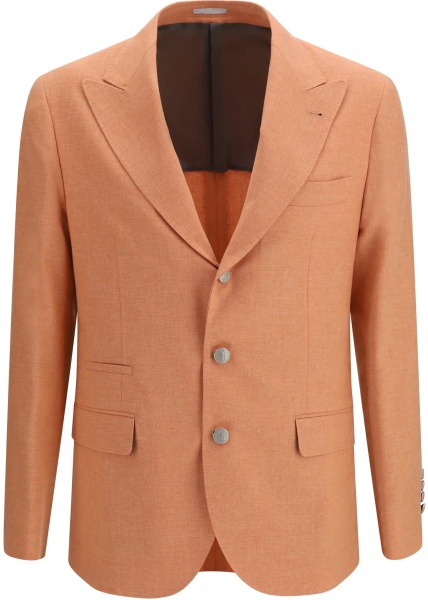 Jacheta Deconstructed Jacket in mouliné fabric