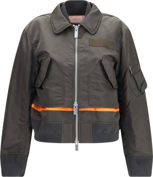 Jacheta Double-zip nylon Jacket