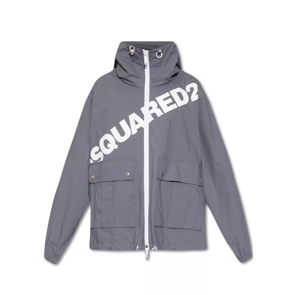 Jacheta Dsquared2 Logo Hooded Windbreaker