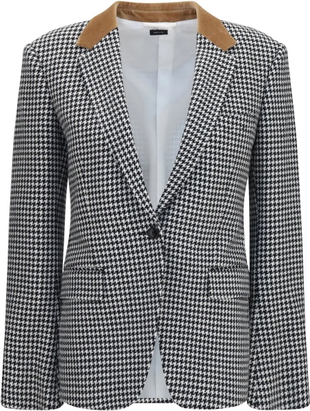 Jacheta Houndstooth cashmere Jacket