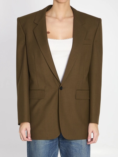 Jacheta Khaki Wool Jacket