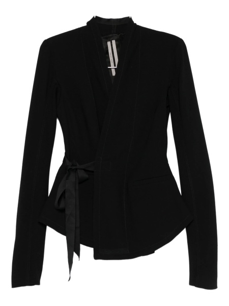 Jacheta Rick Owens neagra din lana