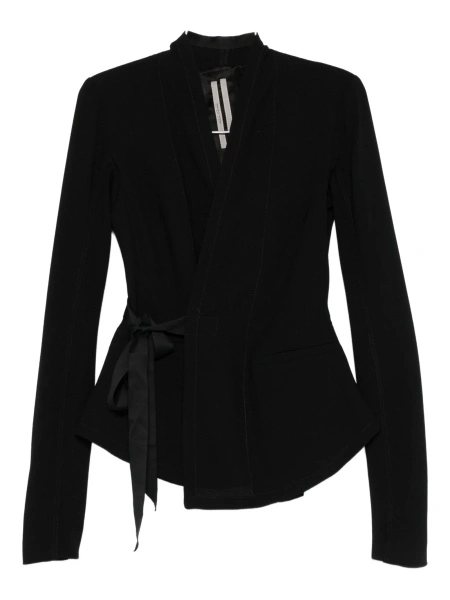 Jacheta Rick Owens neagra din lana