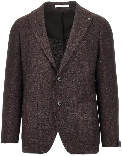Jacheta Wool and silk single-breasted jacket