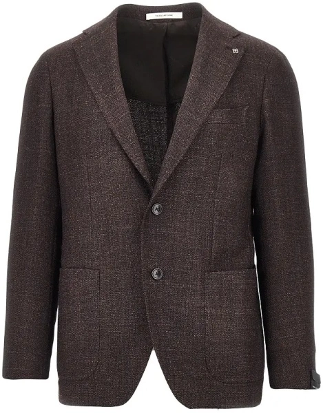 Jacheta Wool and silk single-breasted jacket