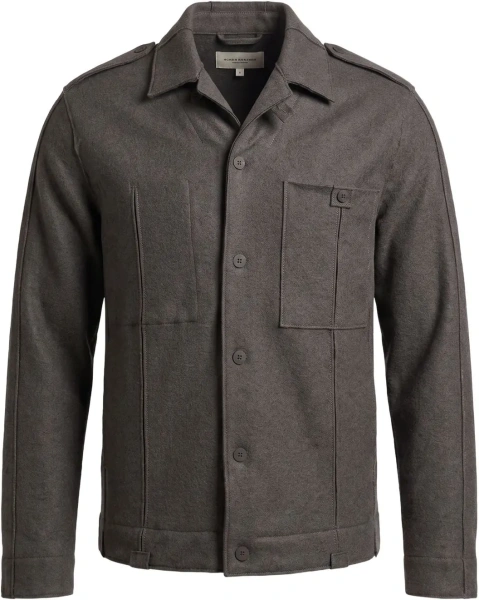 Jacheta Wool jacket with epaulettes