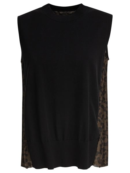 Leopard print top