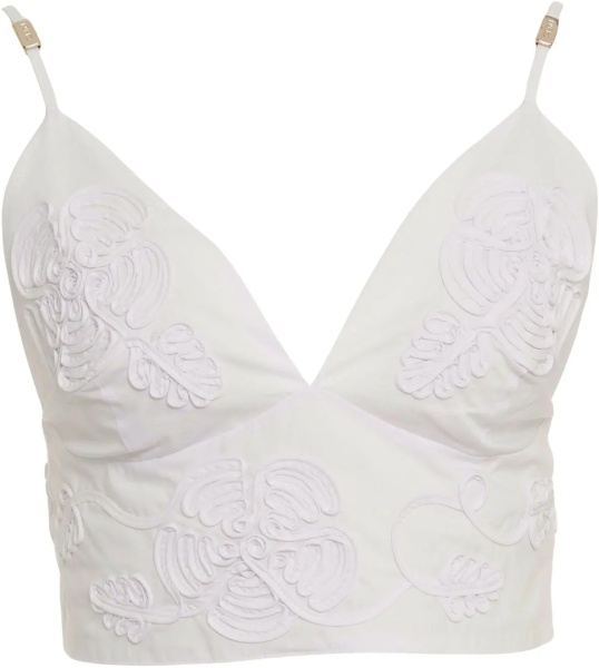 Maiou Poplin top with embroidery