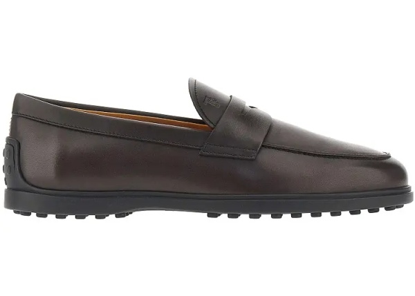 Mocasini Leather loafers with Gommini sole