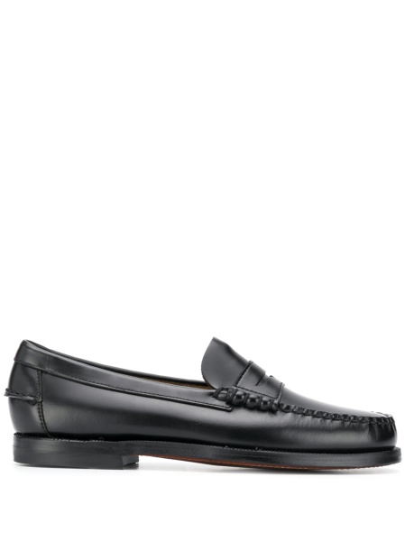Mocasini Sebago negri din piele
