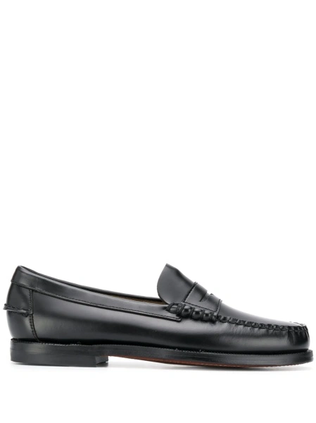 Mocasini Sebago negri din piele