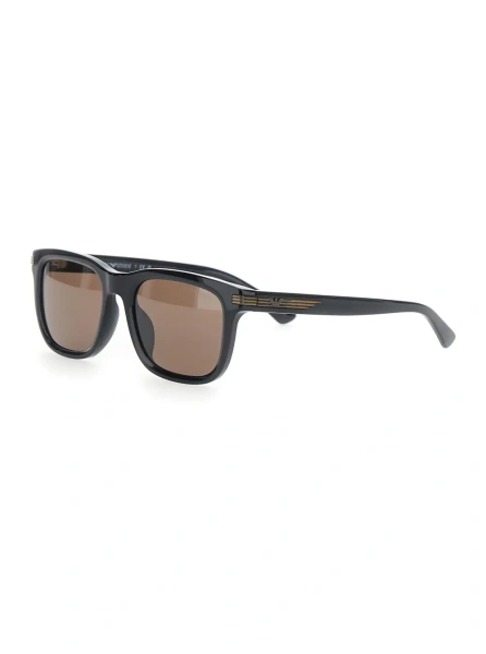 Ochelari Black square-lens sunglasses with side logo in acetate for men