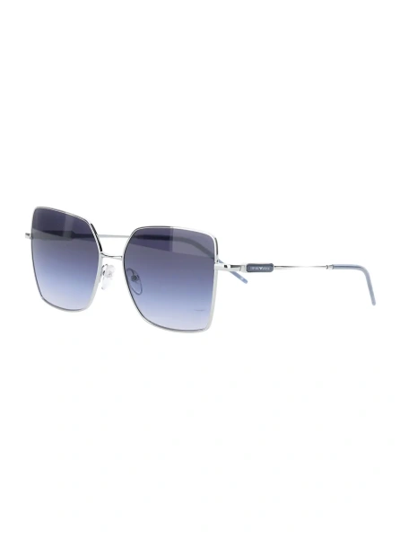 Ochelari Metallic Square-lens sunglasses with logo plate on the temple in metal for women
