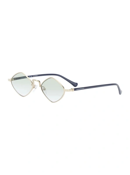 Ochelari Metallic Sunglasses with diamond-shaped lenses and logo lettering on the metal temple in metal for men