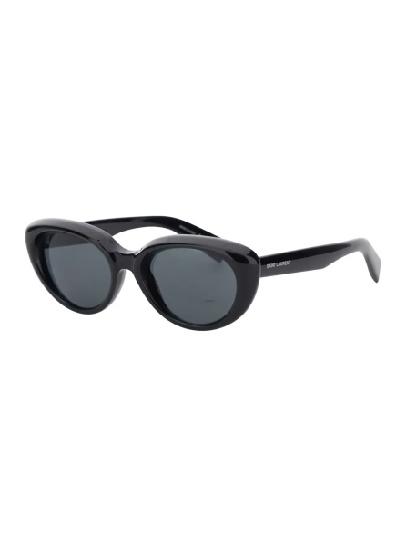 Ochelari 'SL 859' black cat-eye sunglasses with embossed logo lettering on the temple in acetate for women