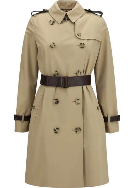 Paltoane Kensington midi leather Trench