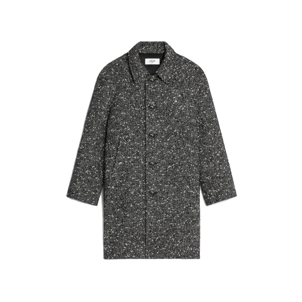 Palton Céline Camden Wool Tweed Coat
