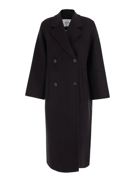 Palton IVY & OAK maro din lana