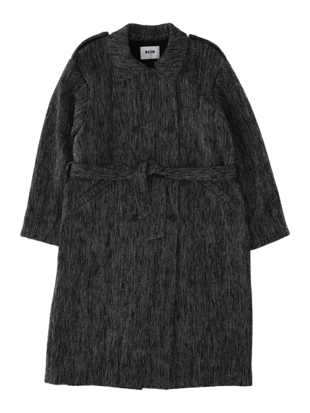 Palton RESCA LUREX TRENCH COAT GIRL GRIGIO SCUR